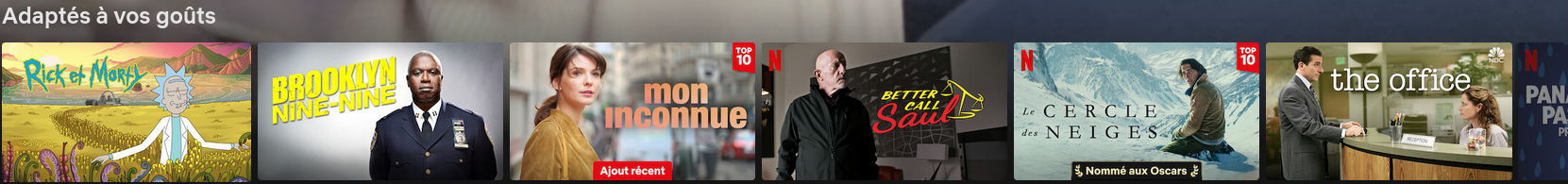 Algorithmes de recommandation